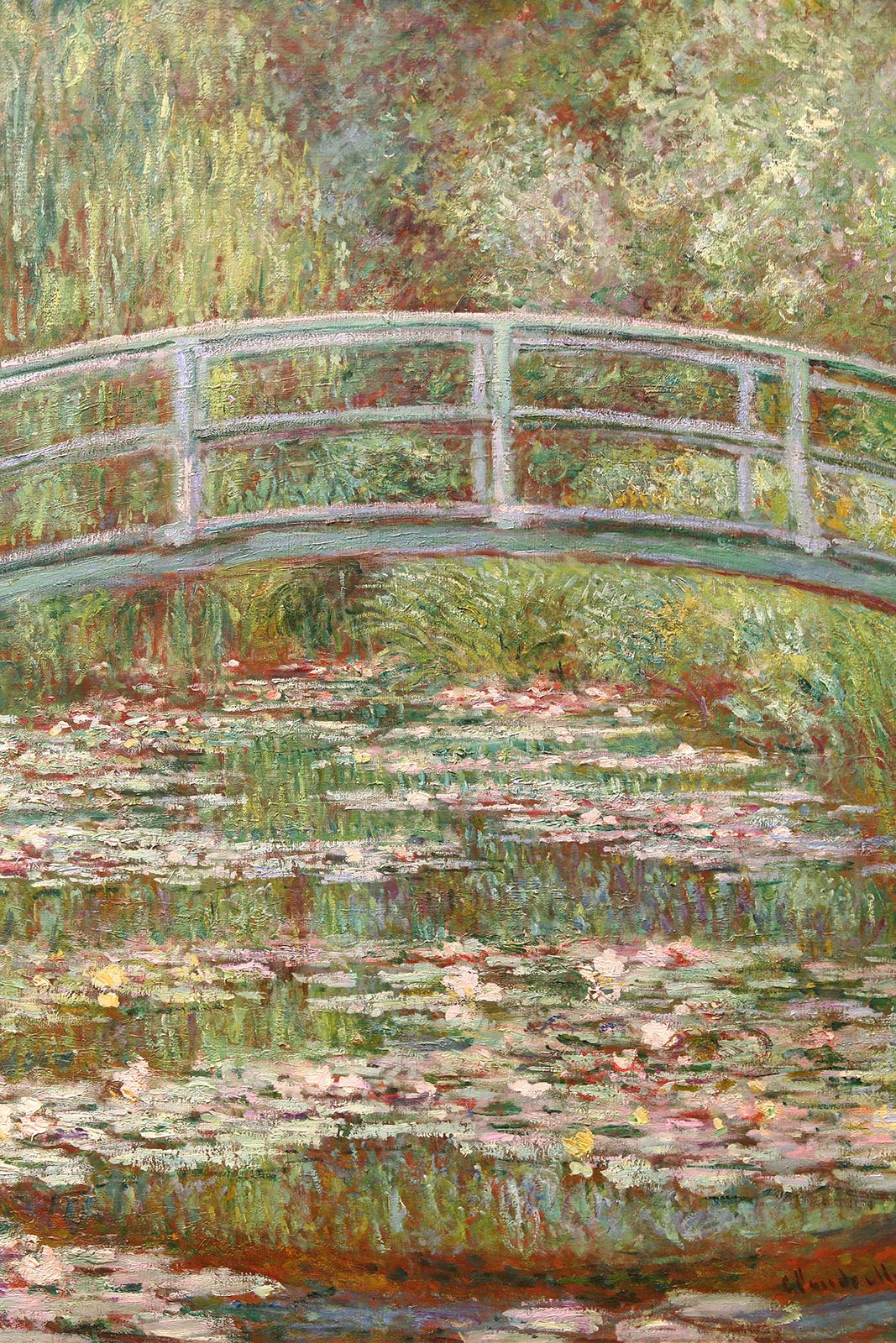 美品　Claude Monet 【arched bridge】 Claude Monet's Water Lilies and Japanese Bridge (1899